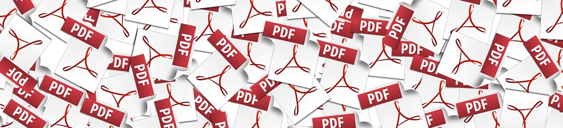 Ein Haufen PDF-Datei-Icons